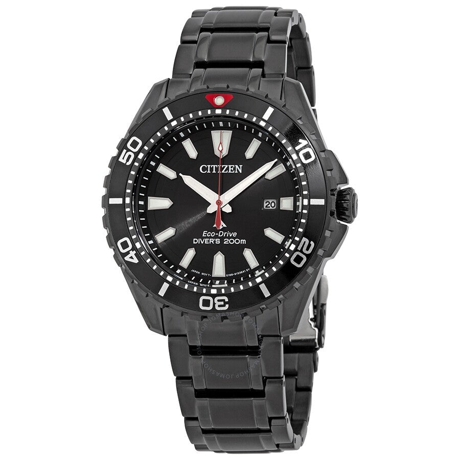 Citizen Promaster Diver Eco-Drive Black Dial Men's Watch BN0195-54E - Dawson Watches