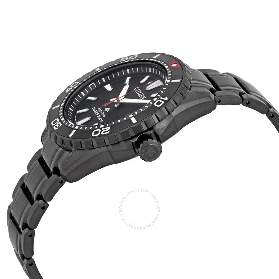 Citizen Promaster Diver Eco-Drive Black Dial Men's Watch BN0195-54E - Dawson Watches #2