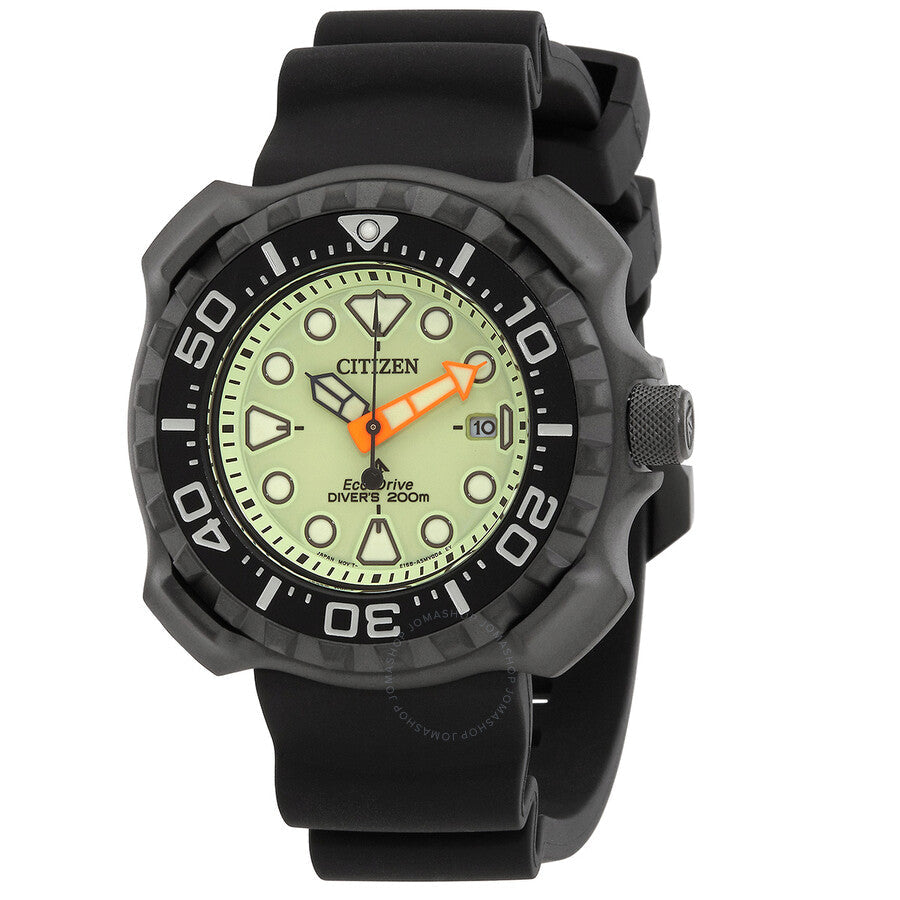 Citizen Promaster Diver Eco-Drive Green Dial Men's Watch BN0227-17X - Dawson Watches