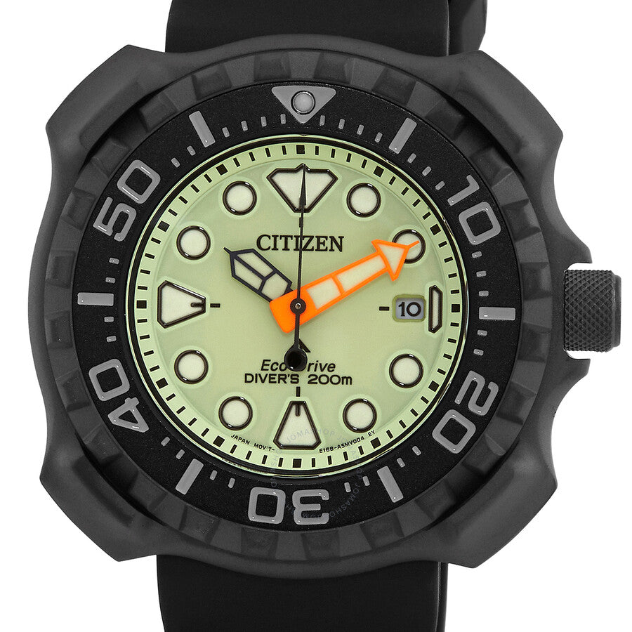 Citizen Promaster Diver Eco-Drive Green Dial Men's Watch BN0227-17X - Dawson Watches #4
