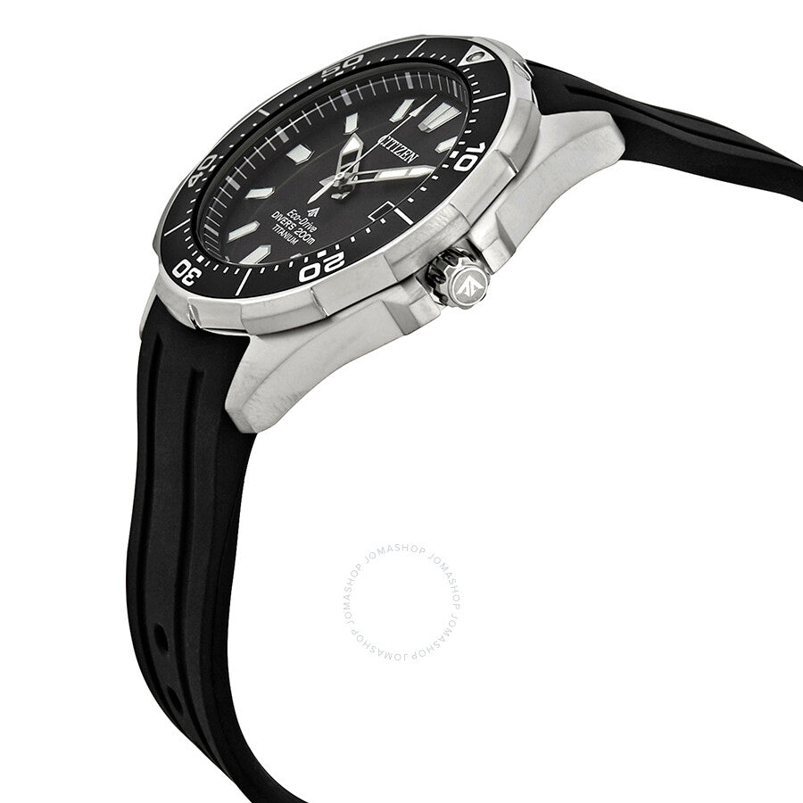 Citizen Promaster Eco-Drive Titanium Black Dial Men's Watch BN0200-05E - Dawson Watches #2
