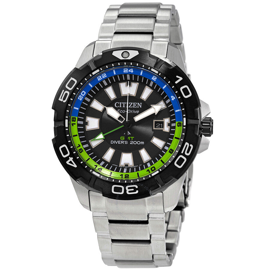 Citizen Promaster GMT Black Dial Men's Watch BJ7128-59G - Dawson Watches