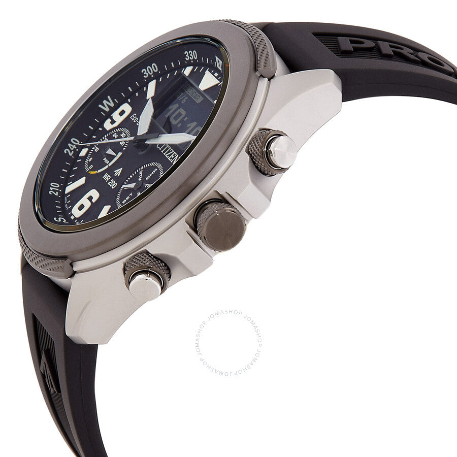 Citizen Promaster Land Chronograph Analog-Digital Black Dial Men's Watch JV100707E - Dawson Watches #2