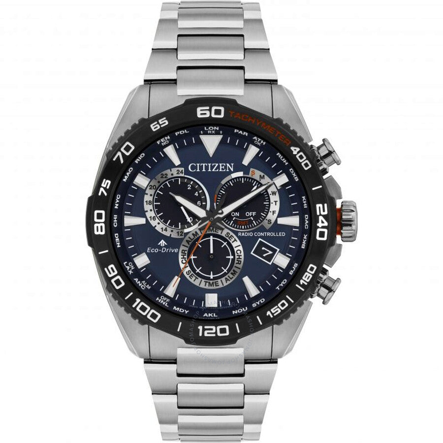 Citizen Promaster Land Chronograph Blue Dial Men's Watch CB5034-58L - Dawson Watches