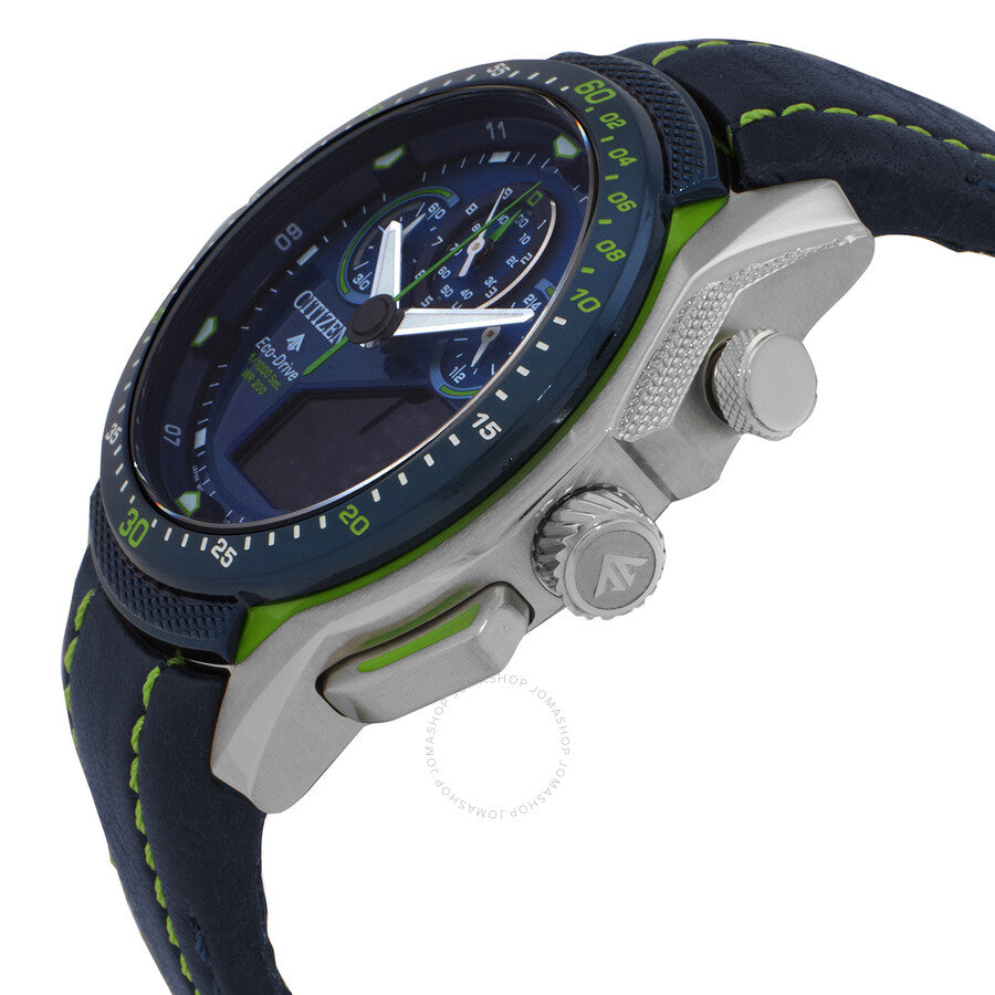 Citizen Promaster Land Perpetual Alarm World Time Chronograph Analog-Digital Men's Watch JW0148-12L - Dawson Watches #2