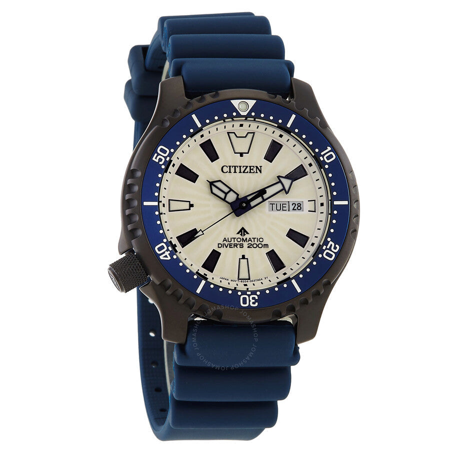Citizen Promaster Lefty Automatic White Dial Men's Watch NY0137-09A - The Watches Men & Co