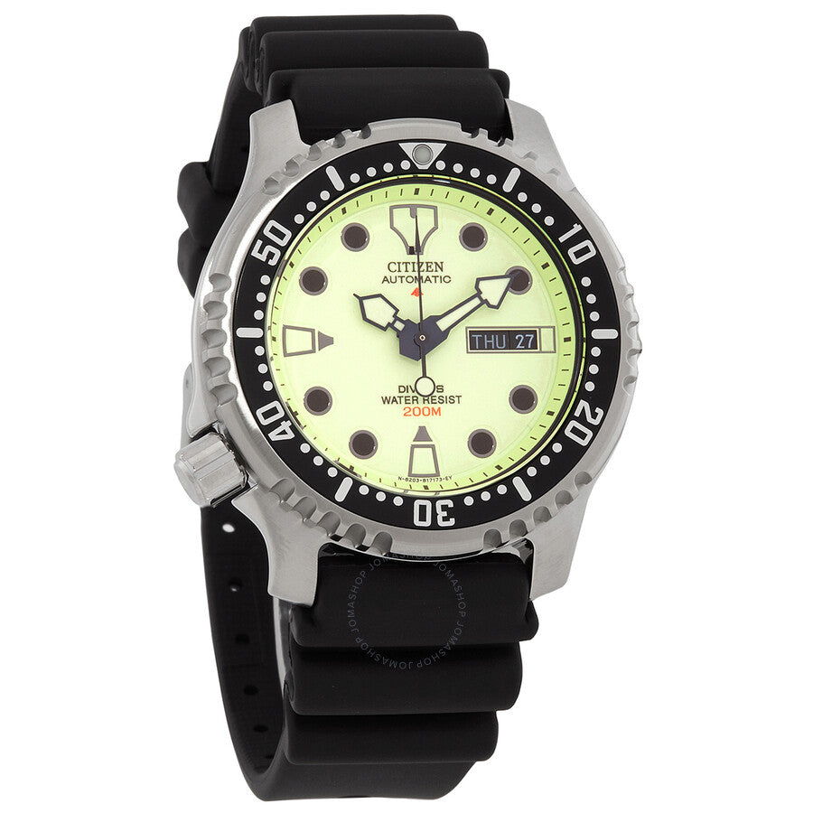 Citizen Promaster Marine Automatic Green Dial Men's Watch NY0040-09W - Dawson Watches
