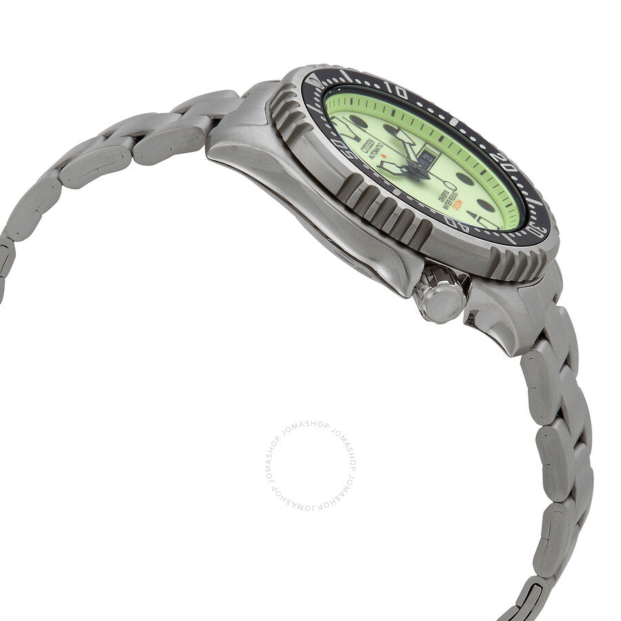 Citizen Promaster Marine Automatic Green Dial Men's Watch NY0040-50W - Dawson Watches #2