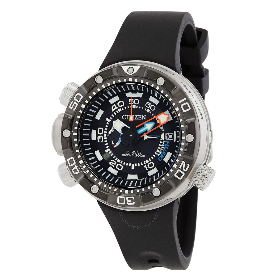 Citizen Promaster Marine Eco-Drive Black Dial Men's Watch BN2024-05E - Dawson Watches
