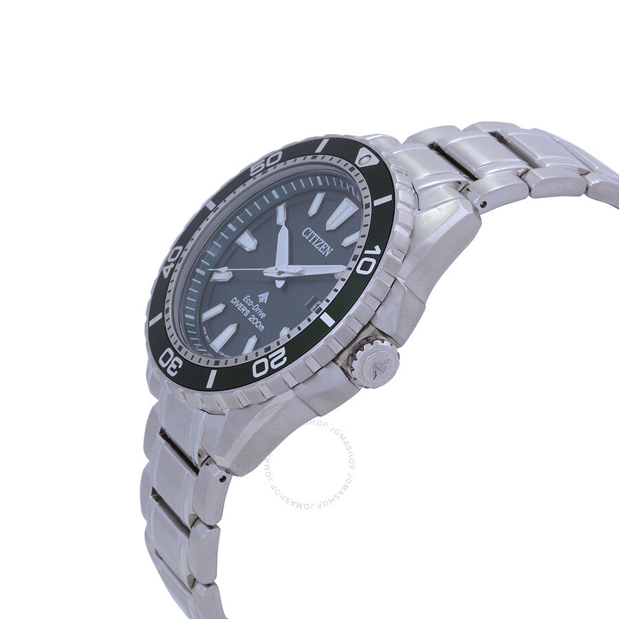 Citizen Promaster Marine Eco-Drive Green Dial Men's Watch BN0199-53X - Dawson Watches #2