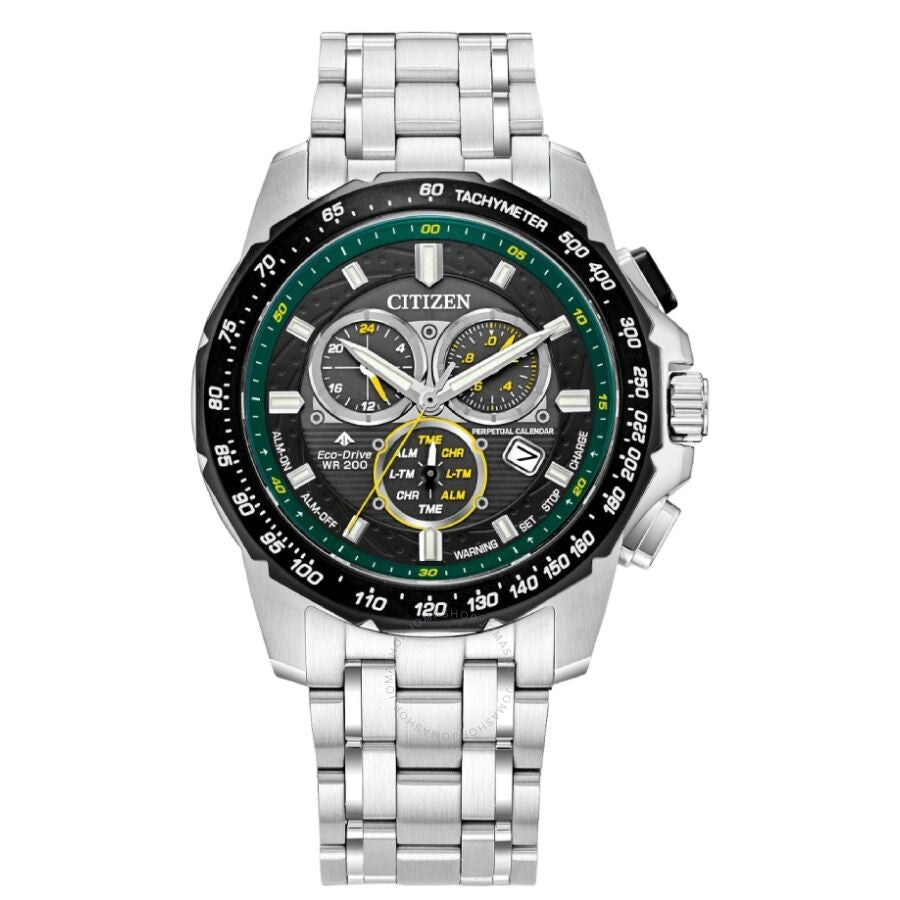Citizen Promaster Mix Perpetual Alarm Chronograph Black Dial Men's Watch BL5578-51E - Dawson Watches