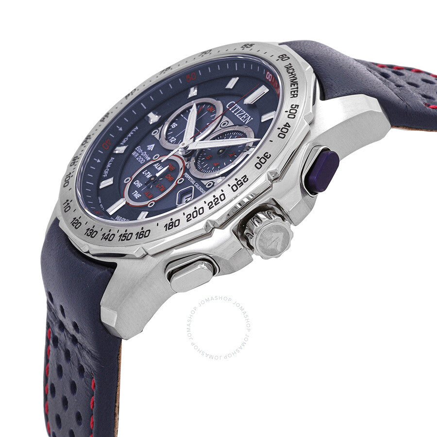 Citizen Promaster MX Perpetual Alarm Chronograph Blue Dial Men's Watch BL5571-09L - Dawson Watches #2