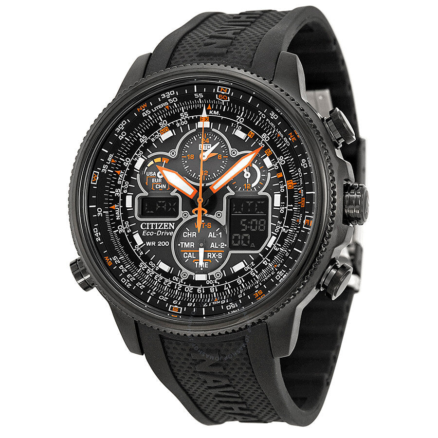 Citizen Promaster Navihawk A-T Eco Drive Black Dial Men's Watch JY8035-04E - Dawson Watches