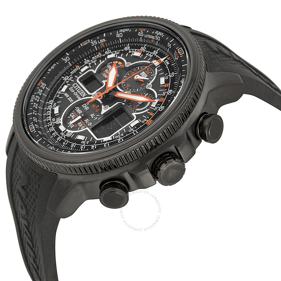 Citizen Promaster Navihawk A-T Eco Drive Black Dial Men's Watch JY8035-04E - Dawson Watches #2