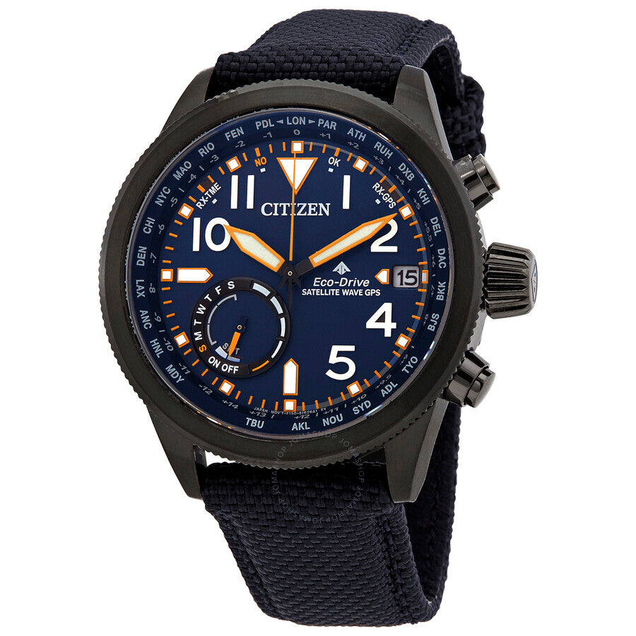 Citizen Promaster Satellite Chronograph Blue Dial Men's Watch CC3067-02E - Dawson Watches