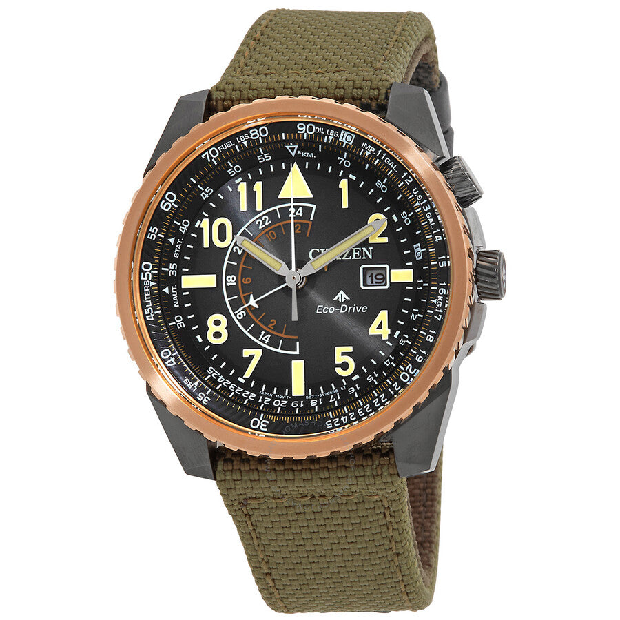 Citizen Promaster Sky GMT Eco-Drive Black Dial Men's Watch BJ7136-00E - Dawson Watches