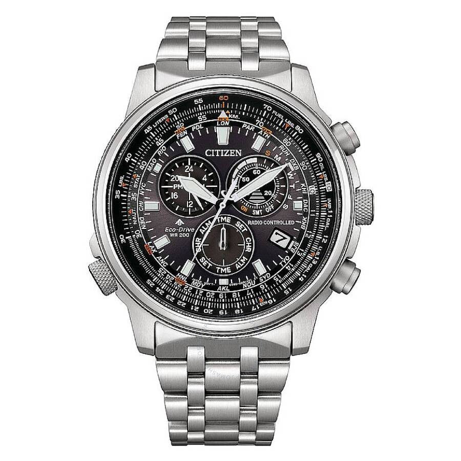 Citizen Promaster Sky Perpetual Alarm Black Dial Men's Watch CB5861-59E - Dawson Watches