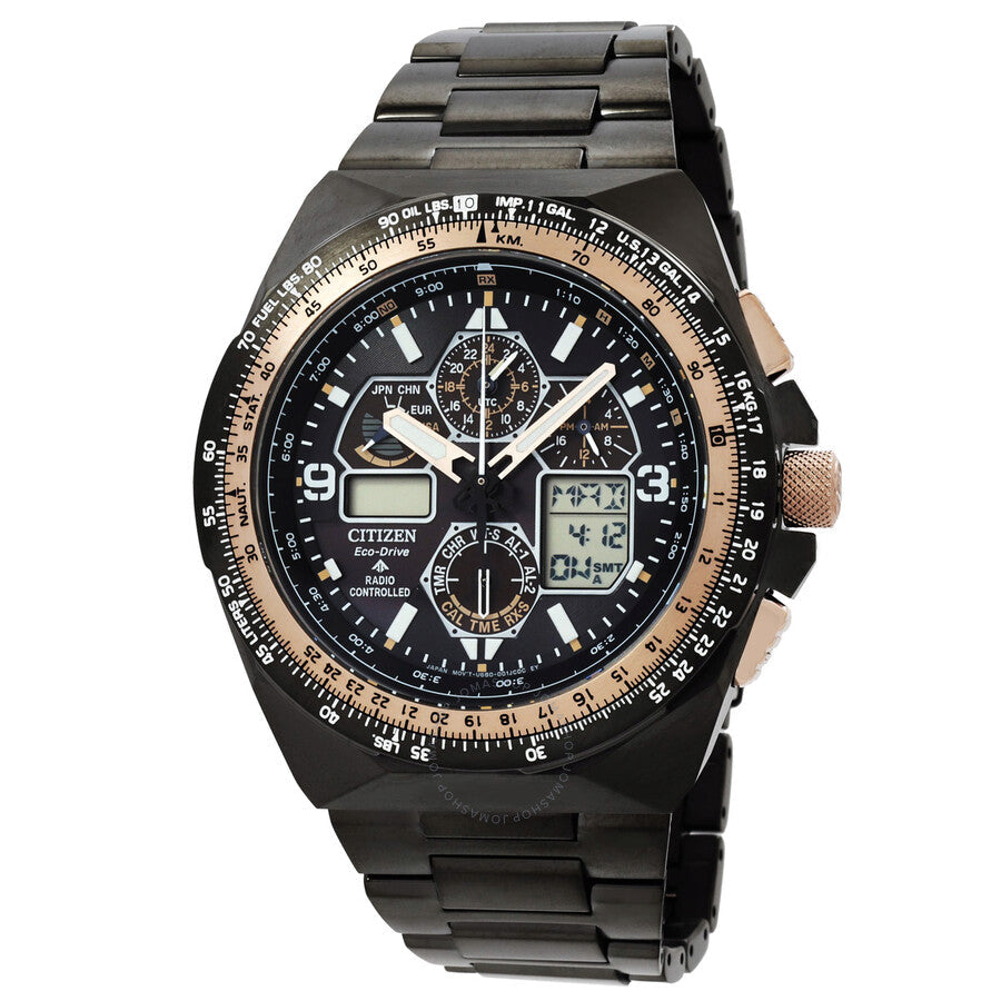 Citizen Promaster Skyhawk A-T Analog-Digital Black Dial Men's Watch JY8146-54E - Dawson Watches