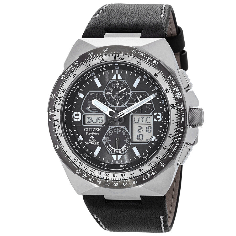 Citizen Promaster Skyhawk A-T Chronograph Black Dial Men's Watch JY8149-05E - Dawson Watches