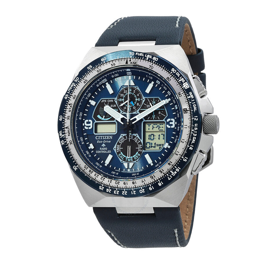 Citizen Promaster Skyhawk A-T Chronograph Blue Dial Men's Watch JY8148-08L - Dawson Watches