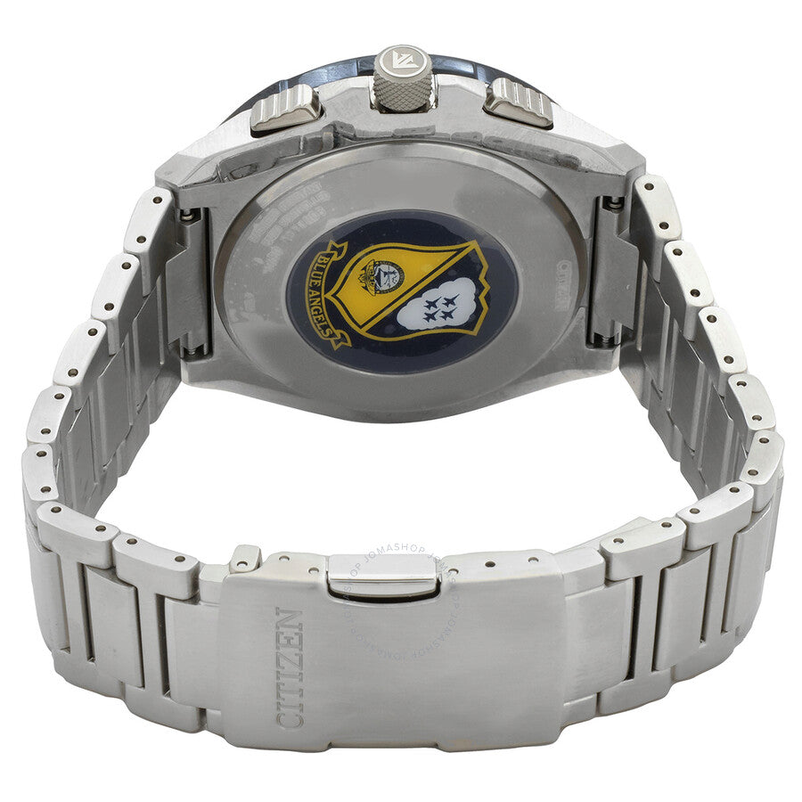 Citizen Promaster Skyhawk A-T Chronograph GMT Eco-Drive Blue Dial Men's Watch JY8125-54L - Dawson Watches #3