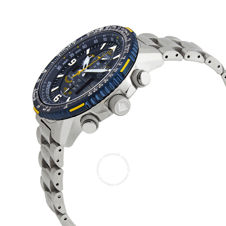 Citizen Promaster Skyhawk A-T Perpetual Alarm Chronograph Blue Dial Men's Watch JY8078-52L - Dawson Watches #2