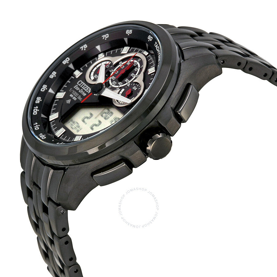 Citizen Promaster SST Eco Drive Black Dial Grey PVD Mnes Watch JW0097-54E - Dawson Watches #2
