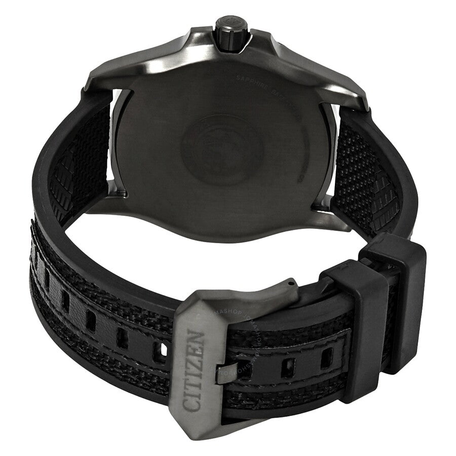 Citizen Promaster Tough Black Dial Eco-Drive Black Fabric Men's Watch BN0217-02E - Dawson Watches #3