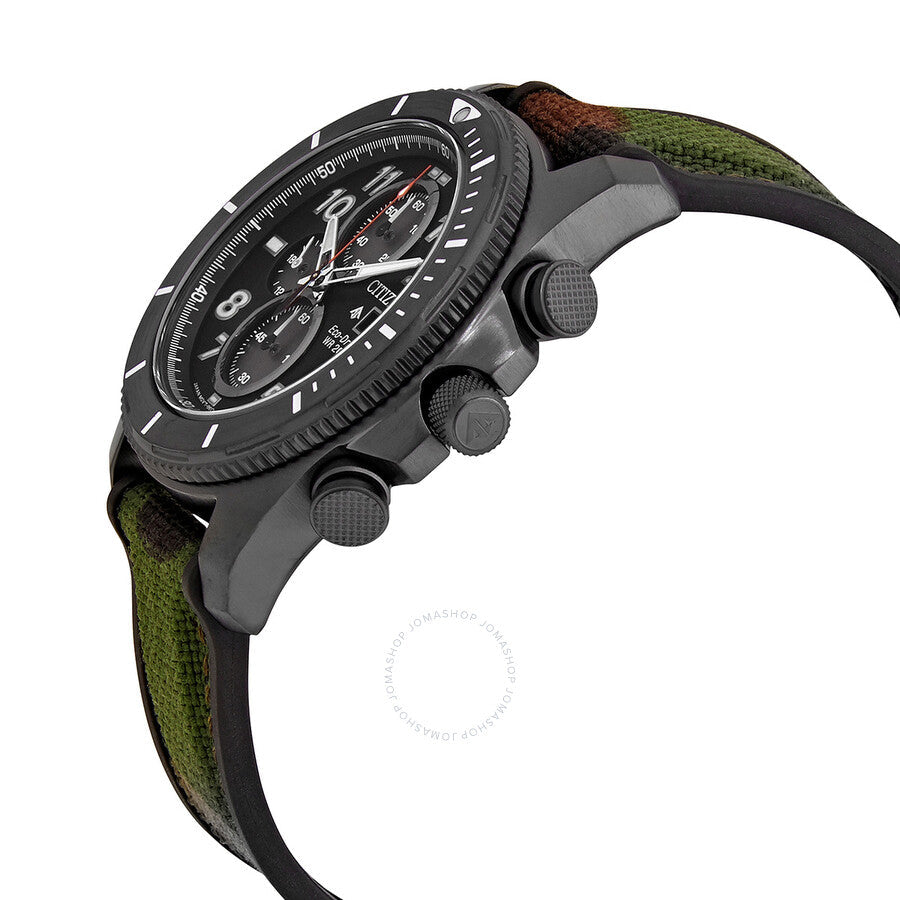 Citizen Promaster Tough Chronograph Eco-Drive Black Dial Men's Watch CA0727-12E - Dawson Watches #2
