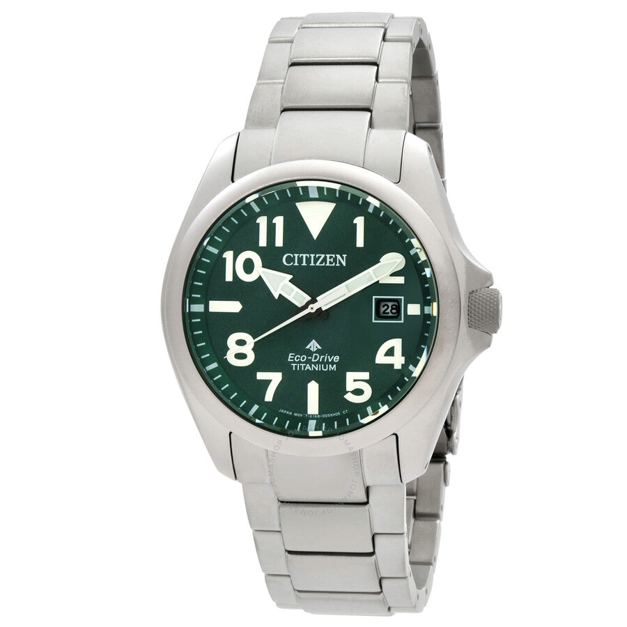 Citizen Promaster Tough Eco-Drive Green Dial Men's Watch BN0241-59W - Dawson Watches