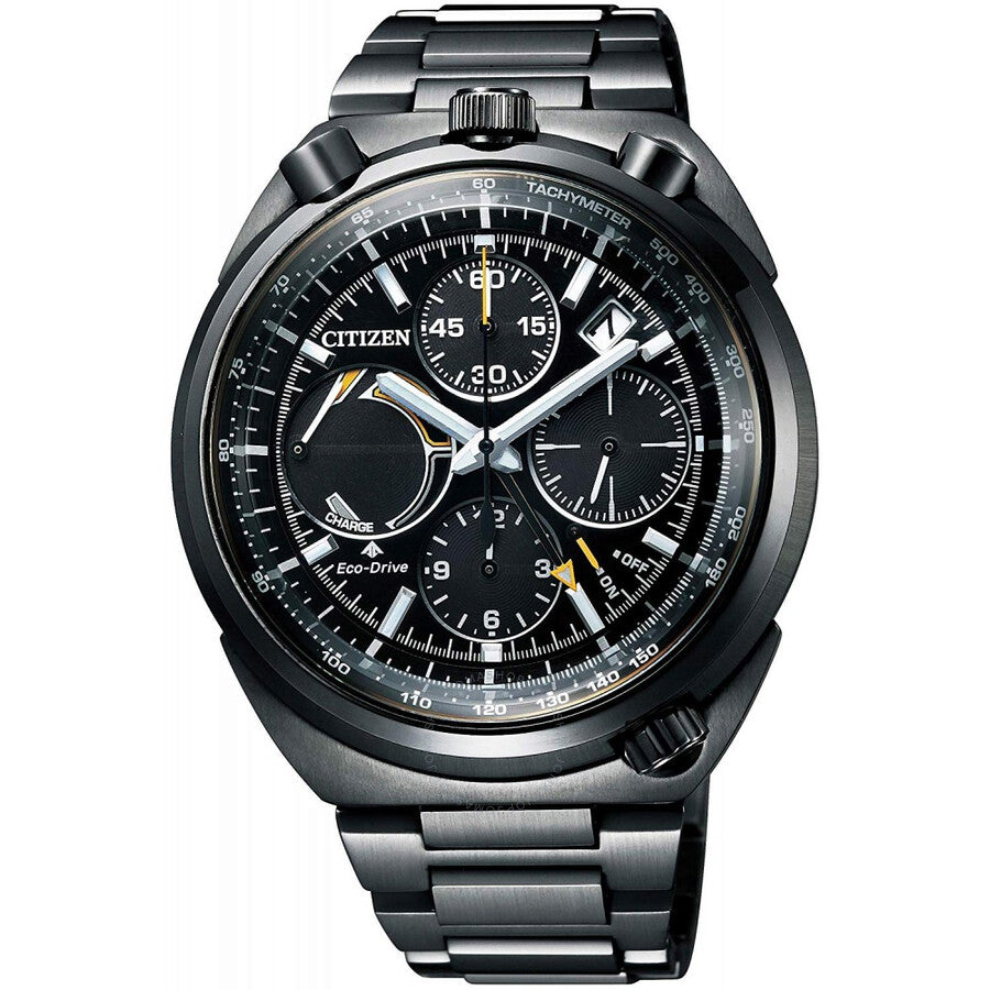 Citizen Promaster Tsuno Alarm Chronograph Black Dial Men's Watch AV0077-82E - Dawson Watches