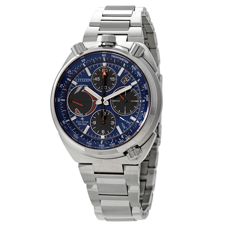 Citizen Promaster Tsuno Eco-Drive Chronograph Blue Dial Men's Watch AV0070-57L - Dawson Watches