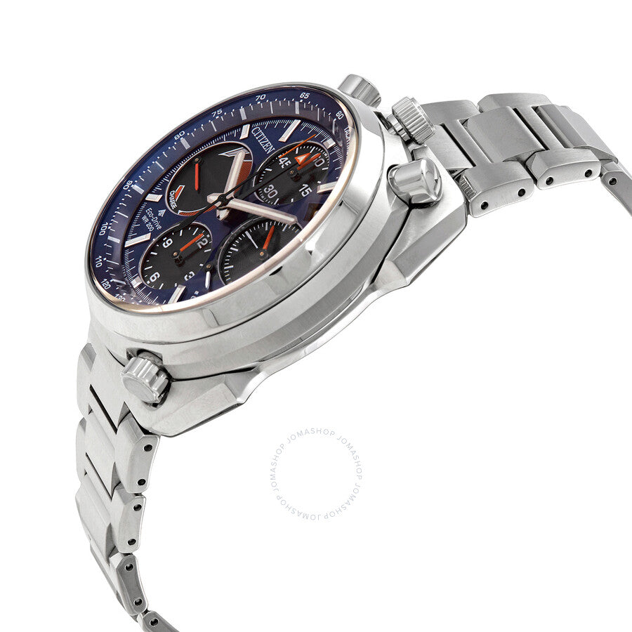 Citizen Promaster Tsuno Eco-Drive Chronograph Blue Dial Men's Watch AV0070-57L - Dawson Watches #2