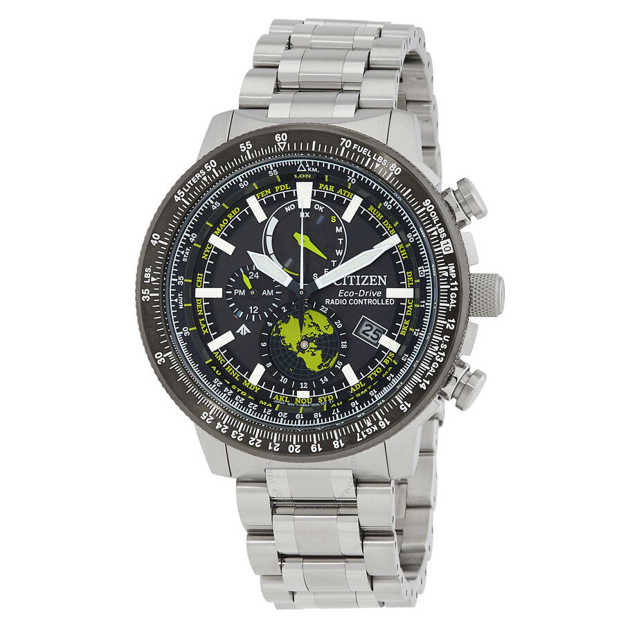 Citizen Promaster World Time Black Dial Men's Watch BY3006-53E - Dawson Watches