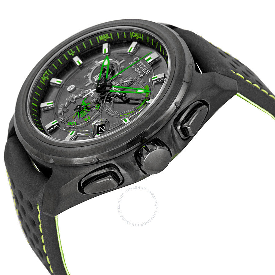 Citizen Proximity Eco Drive Black Dial Leather Men's Watch AT7035-01E - Dawson Watches #2