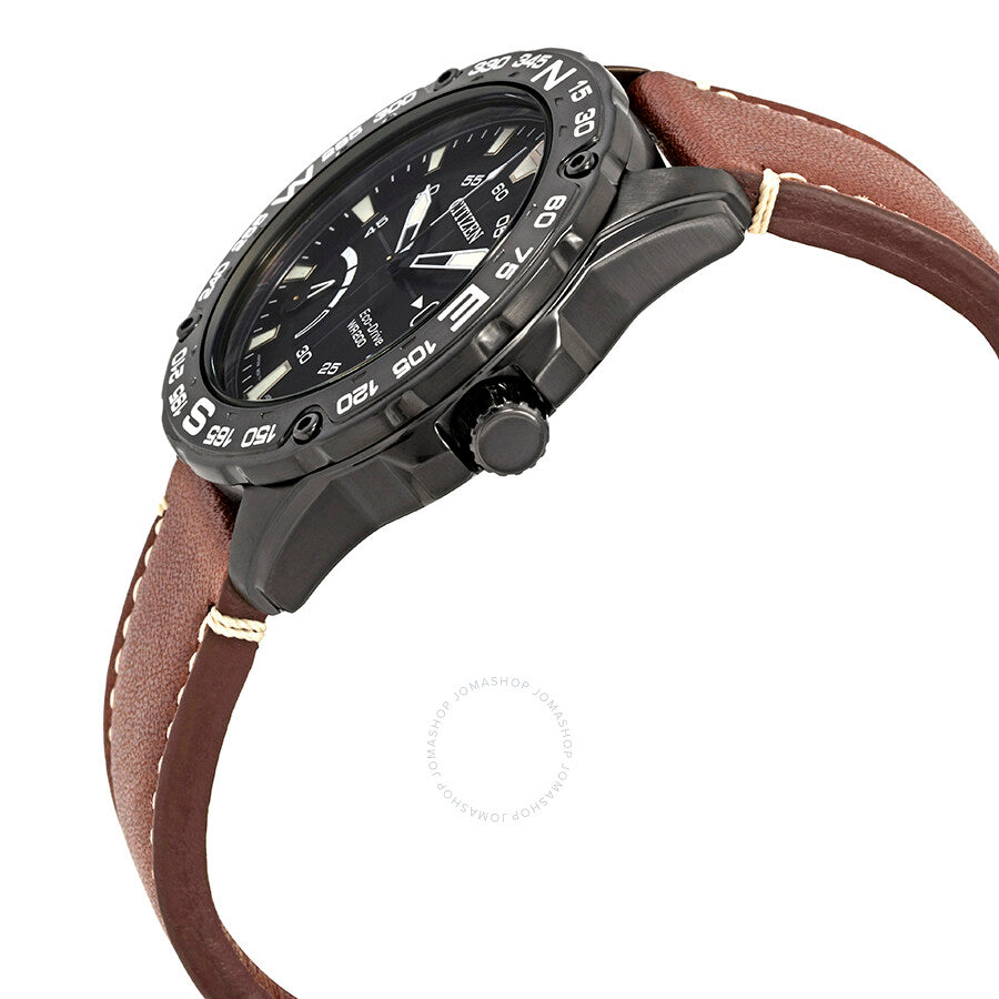 Citizen PRT Eco-Drive Black Dial Men's Watch AW7045-09E - Dawson Watches #2