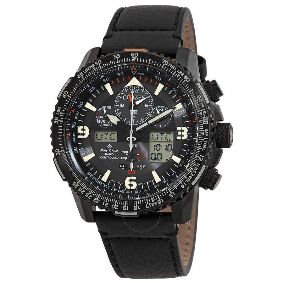 Citizen Quartz Analog-Digital Black Dial Watch JY8085-14H - Dawson Watches