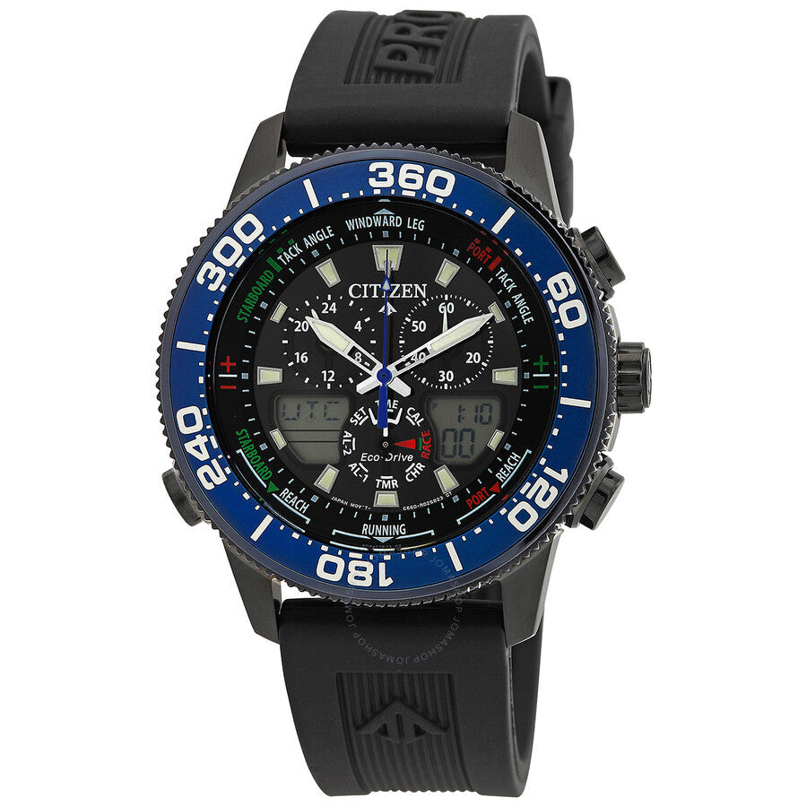 Citizen Promaster Chronograph Analog-Digital Black Dial Men's Watch JR4065-09E - Dawson Watches