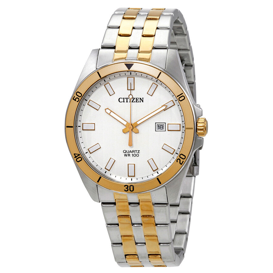 Citizen Quartz Beige Dial Two-tone Men's Watch BI5056-58A - Dawson Watches