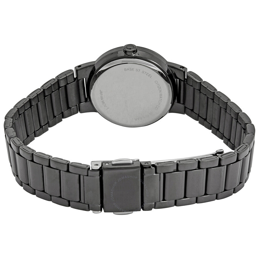 Citizen Quartz Black Dial Black Ion-plated Ladies Watch EU6017-54E - Dawson Watches #3