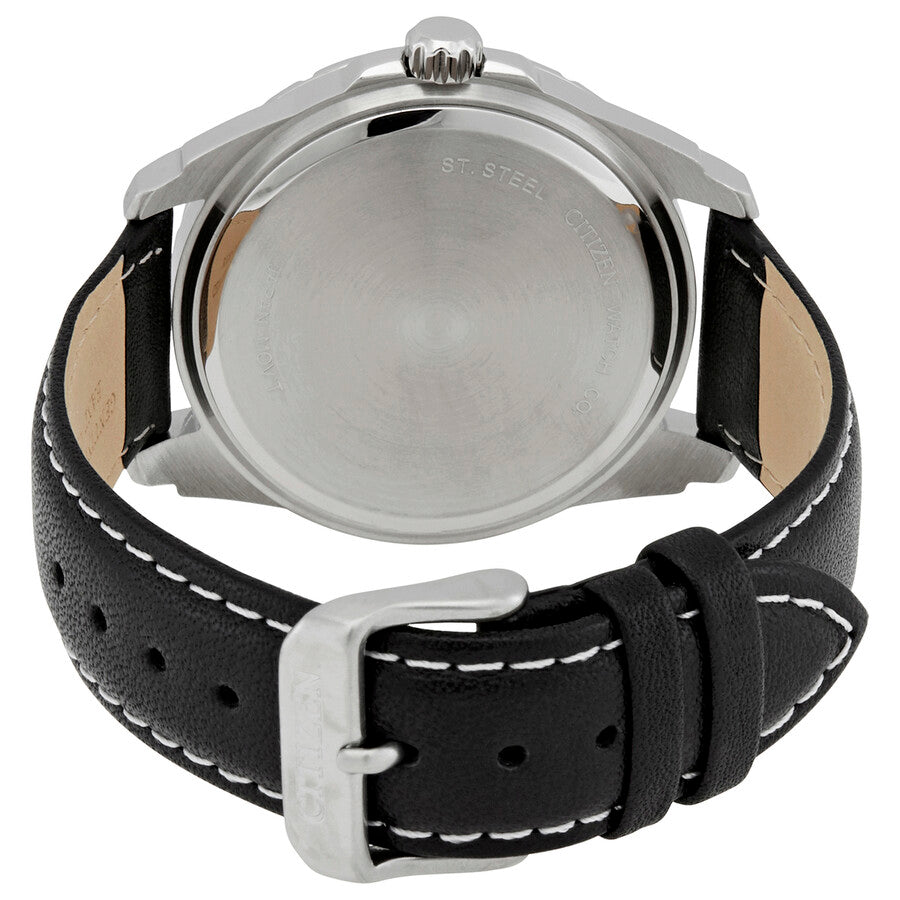Citizen Quartz Black Dial Black Leather Men's Watch AO3010-05E - Dawson Watches #3