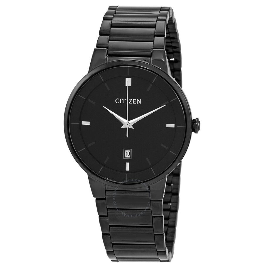 Citizen Quartz Black Dial Black-plated Men's Watch BI5017-50E - Dawson Watches
