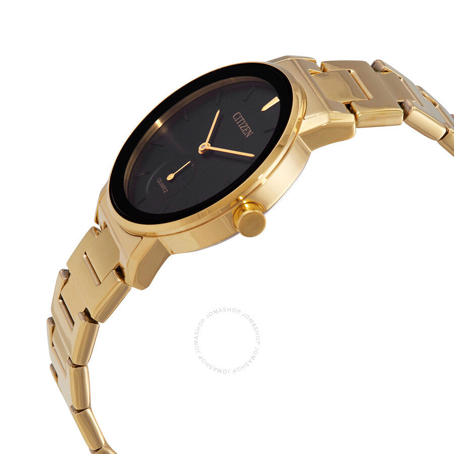 Citizen Quartz Black Dial Gold-tone Ladies Watch EQ9062-58E - Dawson Watches #2