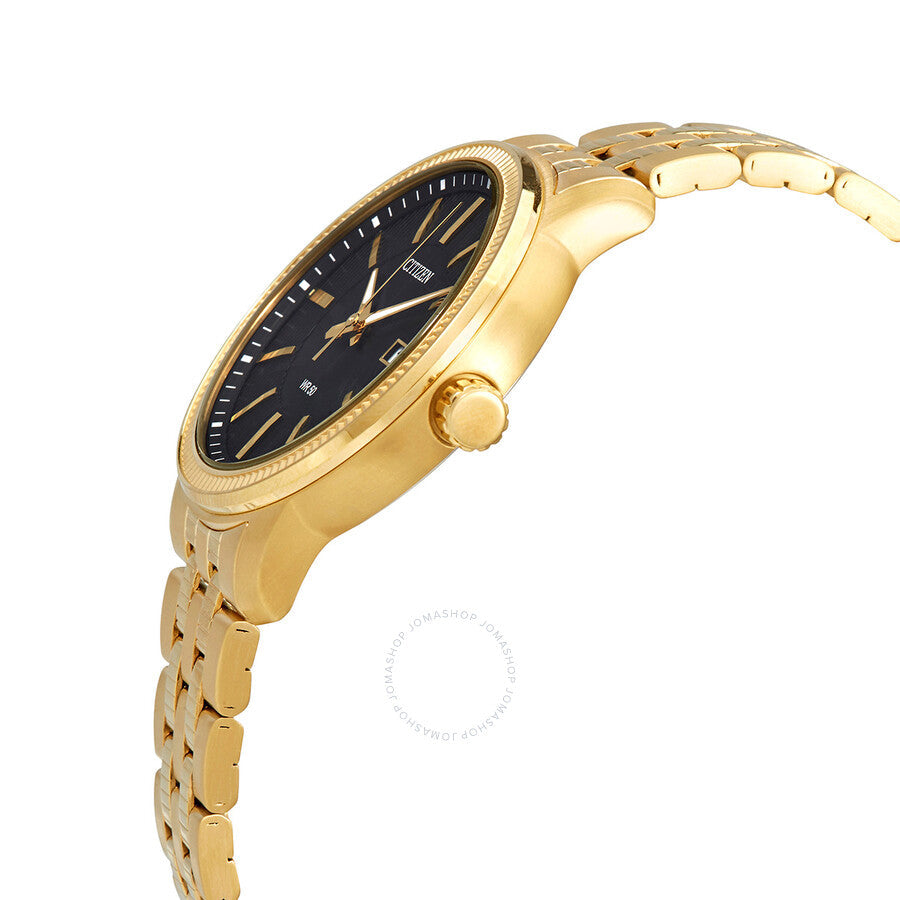 Citizen Quartz Black Dial Gold-tone Men's Watch BI1083-57E - Dawson Watches #2
