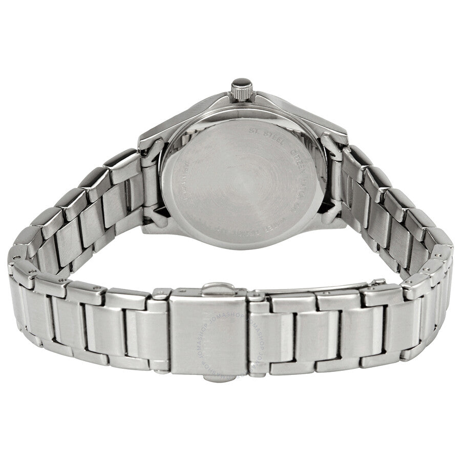 Citizen Quartz Black Dial Ladies Silver-tone Watch EQ0591-81E - Dawson Watches #3