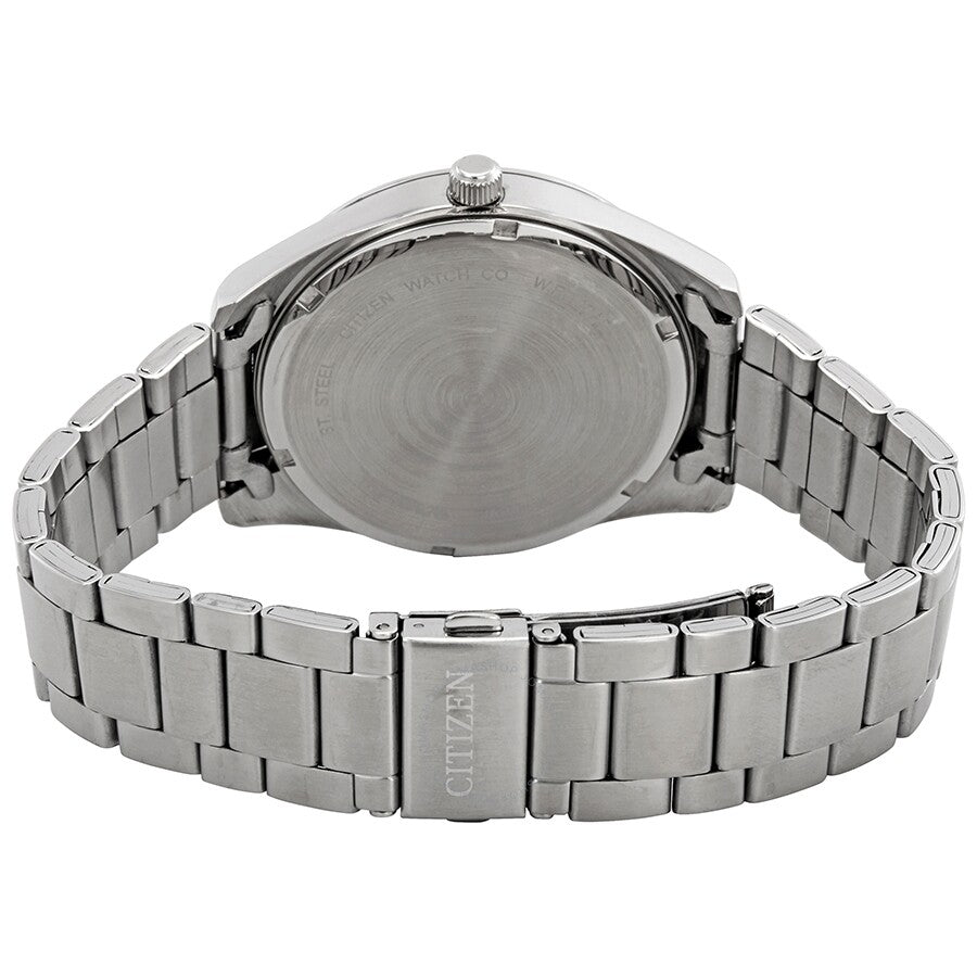 Citizen Quartz Black Dial Stainless Steel Men's Watch BI1030-53E - Dawson Watches #3
