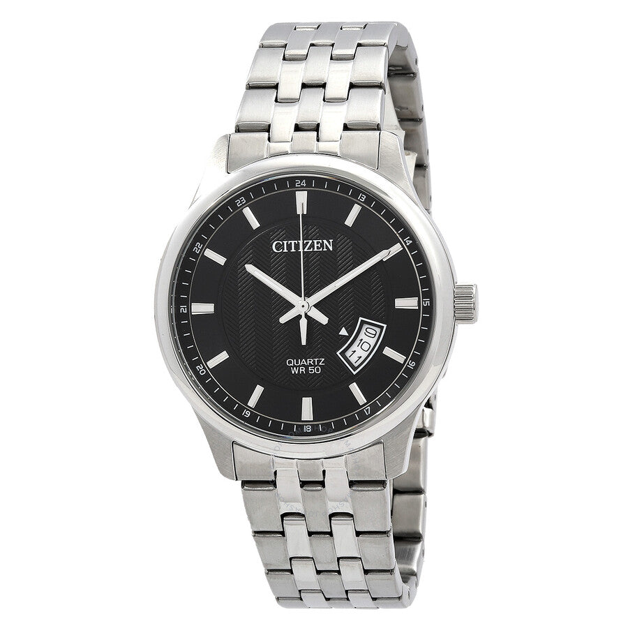 Citizen Quartz Black Dial Men's Watch BI1050-81E - Dawson Watches