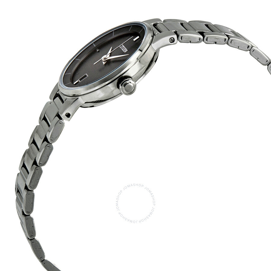 Citizen Quartz Black Dial Stainless Steel Ladies Watch EU6010-53E - Dawson Watches #2