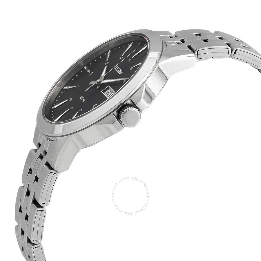 Citizen Quartz Black Dial Stainless Steel Men's Watch BF2011-51E - Dawson Watches #2