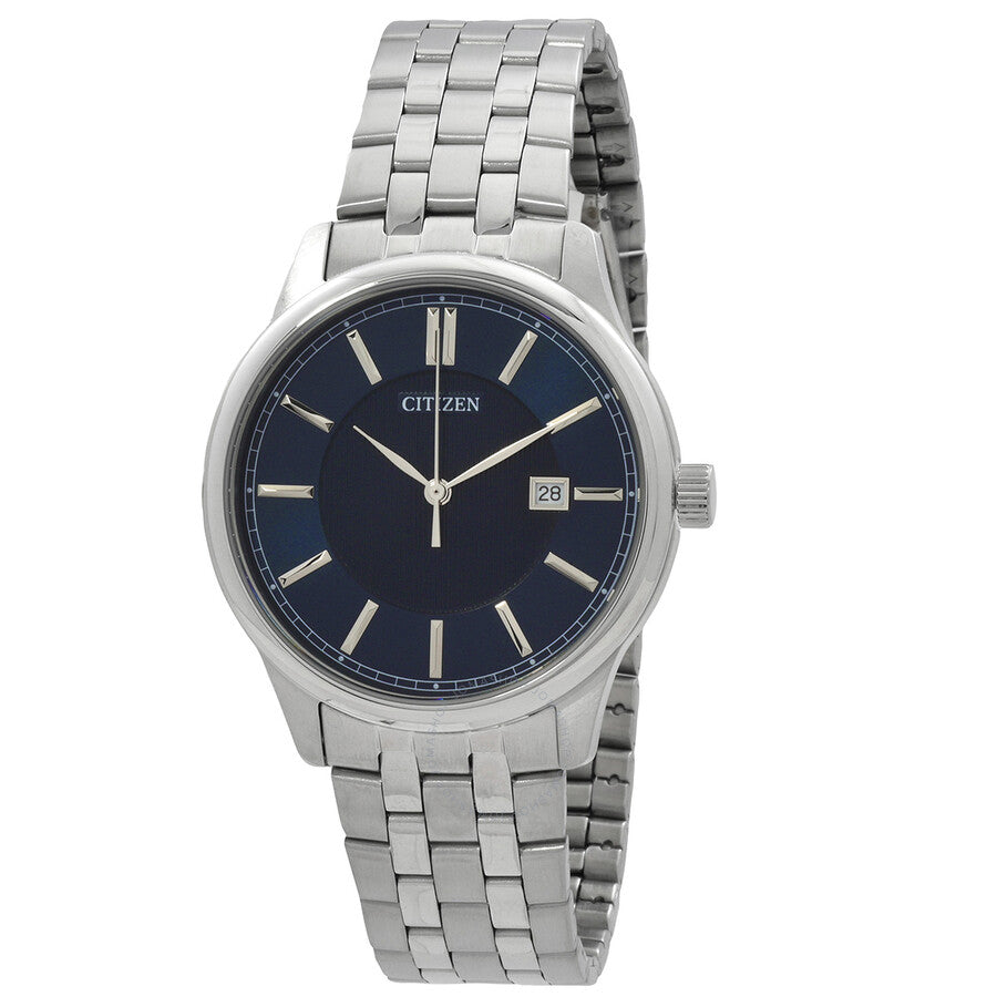 Citizen Quartz Black Dial Stainless Steel Men's Watch BI1050-56L - Dawson Watches